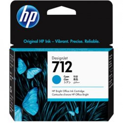 Tinteiro HP 712 Azul 3ED67A 29ml HP3ED67A