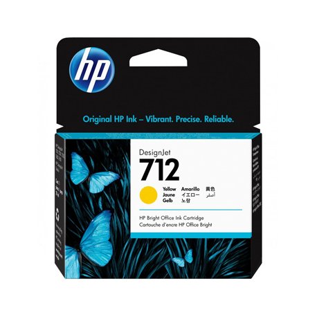 Tinteiro HP 712 Amarelo 3ED69A 29ml HP3ED69A