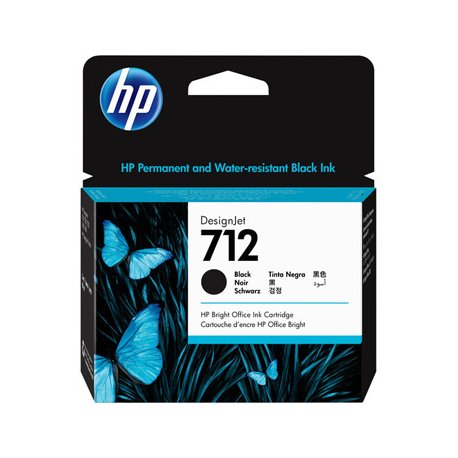 Tinteiro HP 712 Preto 3ED71A 80ml HP3ED71A