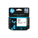 Tinteiro HP 22 Cor C9352A 5ml 165 Pág. HPC9352A