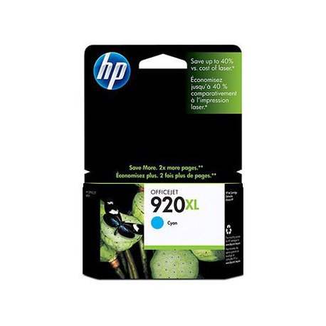 Tinteiro HP 920XL Azul CD972AE 8ml 700 Pág. HPCD972A