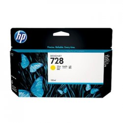 Tinteiro HP 728 Amarelo F9J65A 130ml HPF9J65A