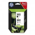 Pack 2 Tinteiros HP 302 Preto/Cor X4D37AE HPX4D37A