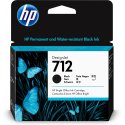 HP 712 80-ml Black Designjet Ink 3ED71A