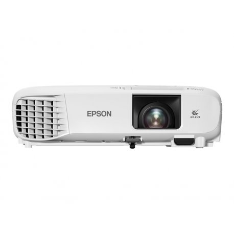 Epson EB-W49 - 3 projetores LCD - portátil - 3800 lumens (branco) - 3800 lumens (cor) - WXGA (1280 x 800) - 16:10 - LAN - branc