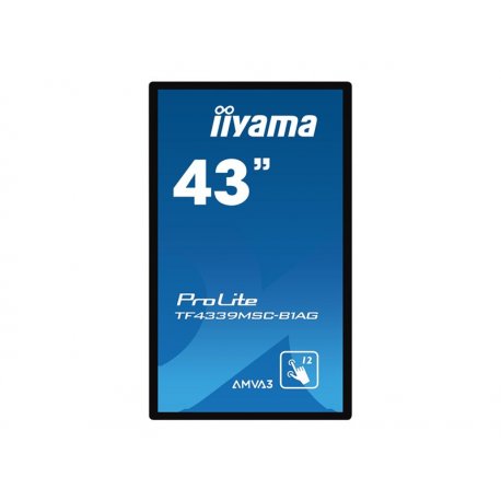 iiyama ProLite TF4339MSC-B1AG - 43" Classe Diagonal (42.5" visível) ecrã LCD com luz de fundo LED - sinalização digital interat