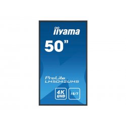 iiyama ProLite LH5042UHS-B3 - 50" Classe Diagonal (49.5" visível) ecrã LCD com luz de fundo LED - sinalização digital - 4K UHD 