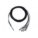 Cisco Direct-Attach Breakout Cable - Cabo de rede - QSFP+ (M) para SFP+ (M) - 3 m - cinza - para P/N: N9K-C93180YC-FX3, N9K-C93