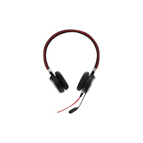 Jabra Evolve 40 UC stereo - Auscultadores - no ouvido - com cabo - macaco de 3,5 mm 6399-829-209