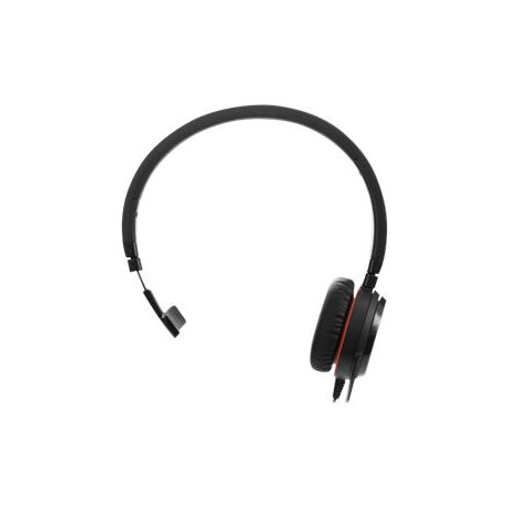 Jabra Evolve 30 II MS Mono - Auscultadores - no ouvido - com cabo - USB, macaco de 3,5 mm - Certificado para Skype for Business