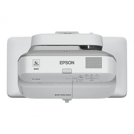 Epson EB-685W - 3 projetores LCD - 3500 lumens (branco) - 3500 lumens (cor) - WXGA (1280 x 800) - 16:10 - 720p - LAN - cinza, b