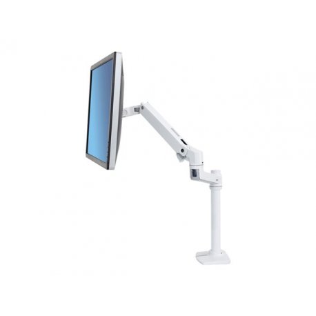 Ergotron LX - Kit de montagem (braço articulado) - para Monitor - alumínio, aço - branco - tamanho de tela: até 32'' - montável