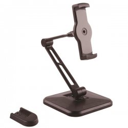 StarTech.com Universal Tablet Stand - Portable Tablet Stand w/ Optional Wallmount Base - Adjustable Pivoting Tablet Stand (ARMT