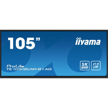 iiyama ProLite TE10518UWI-B1AG - 105" Classe Diagonal (104.6" visível) ecrã LCD com luz de fundo LED - sinalização digital inte