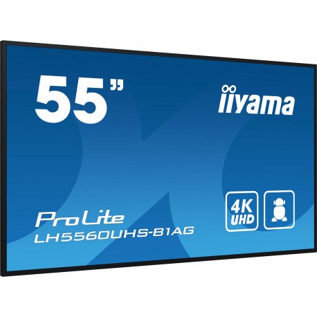 iiyama ProLite LH5560UHS-B1AG - 55" Classe Diagonal (54.6" visível) ecrã LCD com luz de fundo LED - sinalização digital - com l