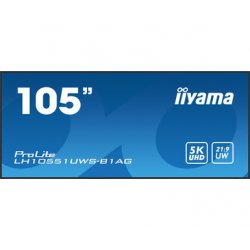 iiyama ProLite LH10551UWS-B1AG - 105" Classe Diagonal (104.7" visível) ecrã LCD com luz de fundo LED - sinalização digital - 5K