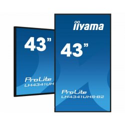 iiyama ProLite LH4341UHS-B2 - 43" Classe Diagonal (42.5" visível) ecrã LCD com luz de fundo LED - sinalização digital - 4K UHD 