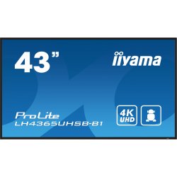 iiyama ProLite LH4365UHSB-B1 - 43" Classe Diagonal (42.5" visível) ecrã LCD com luz de fundo LED - sinalização digital - Androi