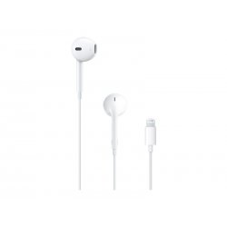 Apple EarPods - Auscultadores intra-aurais com microfonoe - botão de orelha - com cabo - Lightning MWTY3ZM/A