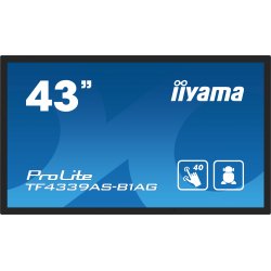 iiyama ProLite TF4339AS-B1AG - 43" Classe Diagonal (42.5" visível) ecrã LCD com luz de fundo LED - sinalização digital - com le