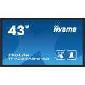 iiyama ProLite TF4339AS-B1AG - 43" Classe Diagonal (42.5" visível) ecrã LCD com luz de fundo LED - sinalização digital - com le