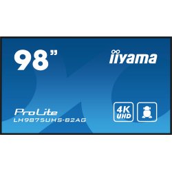 iiyama ProLite LH9875UHS-B2AG - 98" Classe Diagonal (97.5" visível) ecrã LCD com luz de fundo LED - sinalização digital - com r