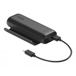 Belkin BoostCharge - Play Series - carregador portátil - 5000 mAh - 12 Watt - 2 conectores de saída (USB, 24 pin USB-C) - no ca