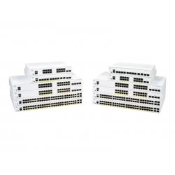 Cisco Business 250 Series CBS250-16P-2G - Interruptor - L3 - inteligente - 16 x 10/100/1000 (PoE+) + 2 x Gigabit SFP - montável