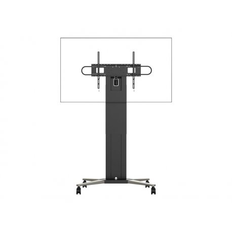 VISION Motorised Height Adjustable Display Trolley - LIFETIME WARRANTY - Heavy duty - Fits displays up to 100" with VESA sizes 