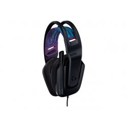 Logitech G G335 Wired Gaming Headset - Auscultadores - tamanho completo - com cabo - macaco de 3,5 mm - preto - Certificado pel