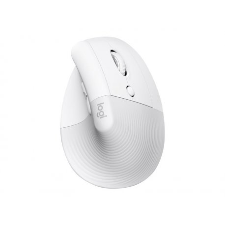 Logitech Lift for Mac - Rato vertical - ergonómico - óptico - 6 botões - sem fios - Bluetooth - recetor USB Logitech Logi Bolt 