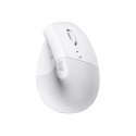 Logitech Lift for Mac - Rato vertical - ergonómico - óptico - 6 botões - sem fios - Bluetooth - recetor USB Logitech Logi Bolt 