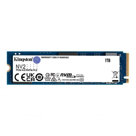 Kingston NV2 - SSD - 1 TB - interna - M.2 2280 - PCIe 4.0 x4 (NVMe) SNV2S/1000G