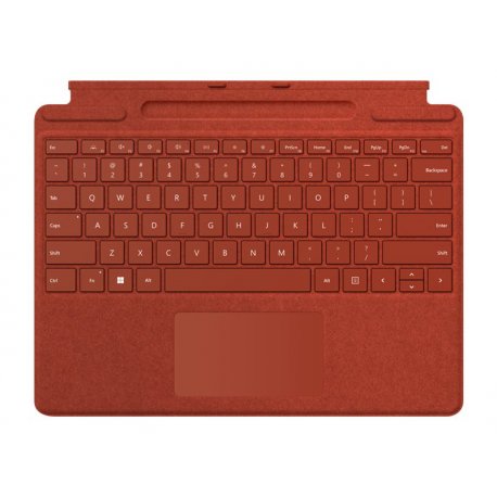 Microsoft Surface Pro Signature Keyboard - Teclado - com touchpad, acelerómetro, bandeja de armazenamento e carregamento de Sur