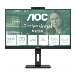 AOC Pro-line 24P3QW - P3 Series - monitor LED - 24" (23.8" visível) - 1920 x 1080 Full HD (1080p) @ 75 Hz - IPS - 300 cd/m² - 1