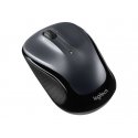 Logitech M325s - Rato - destros e canhotos - óptico - 5 botões - sem fios - 2.4 GHz - receptor sem fio USB - cinza escuro 910-0