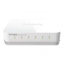 D-Link GO-SW-5G - Interruptor - sem gestão - 5 x 10/100/1000 - desktop GO-SW-5G/E