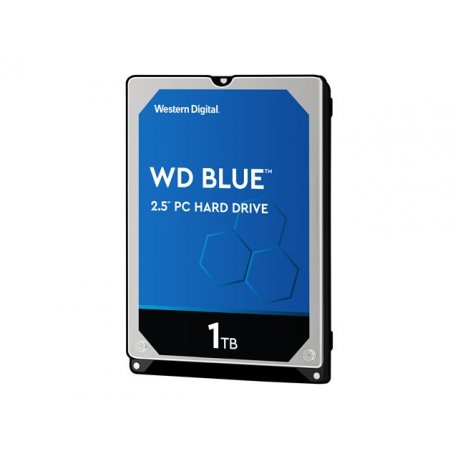 WD Blue WD10SPZX - Disco rígido - 1 TB - interna - 2.5" - SATA 6Gb/s - 5400 rpm - buffer: 128 MB WD10SPZX