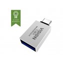 VISION Professional installation-grade USB-C to USB-A adapter - LIFETIME WARRANTY - plugs into USB-C and has full-sized USB-A 3