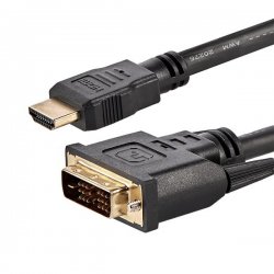 StarTech.com 6ft (1.8m) HDMI to DVI Cable, DVI-D to HDMI Display Cable (1920x1200p), Black, 19 Pin HDMI Male to DVI-D Male Cabl