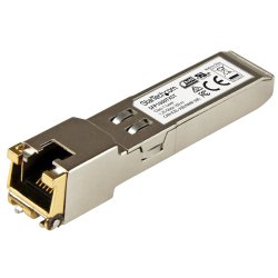 StarTech.com MSA Uncoded Compatible SFP Module, 1000BASE-TX, SFP to RJ45 (Copper) Cat6/Cat5e, 1GE Gigabit Ethernet SFP, RJ-45 (