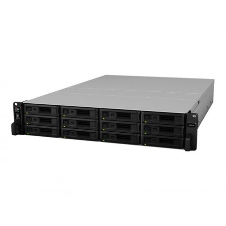 Synology RackStation RS3618XS - Servidor NAS - 12 baias - montável em bastidor - SATA 6Gb/s - RAID (expansão de disco rígido) R