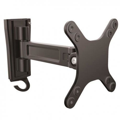 StarTech.com Monitor Wall Mount - Single Swivel - Supports Monitors 13" to 34" - VESA Monitor Wall Mount Bracket - Black (ARMWA