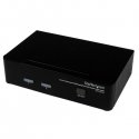 StarTech.com 2 Port DisplayPort KVM Switch - 2560x1600 @60Hz - Dual Port DP USB, Keyboard, Video, Mouse Switch Box w/ Audio for