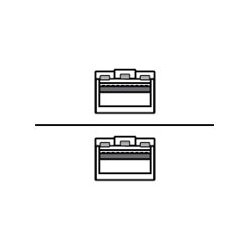 Lenovo - Cabo de ligação direta 25GBase-CU - SFP28 para SFP28 - 3 m - passivo - para ThinkSystem DE4000H Hybrid, SD630 V2, SR25