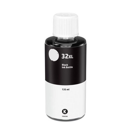 Black Pigment 135ML para HP 550,655,315,7305,7605,455,457GT51 HPGT32XLBK