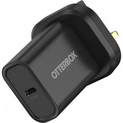 OtterBox - Adaptador de alimentação - 20 Watt - PD (24 pin USB-C) - preto 78-81344