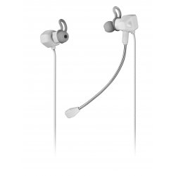 Auscultadores MARS GAMING MIHX IN-EAR HEADSET, HAPTIC SENSE, 2X MICRO, MULTIPLATFORM, WHITE MIHXW