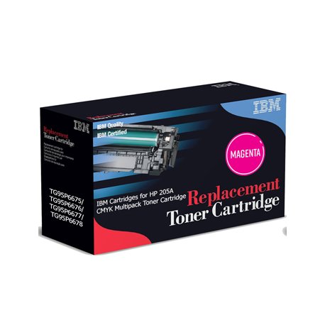 Toner IBM para HP 205A Magenta CF533A 900 Pág. IBMTG95P6677