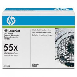 Toner HP 55X Preto CE255X 12500 Pág. HPCE255X